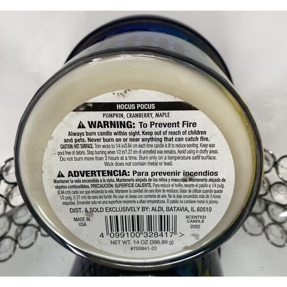 HALLOWEEN HOCUS POCUS SANDERSON SISTERS WITCHES 3 WICK CANDLE~NEW~NICE SCENT - Picture 6 of 6